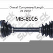 Mercedes Benz CV Drive Axle Shaft Brand New Premium Quality