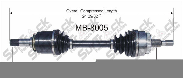 Mercedes Benz CV Drive Axle Shaft Brand New Premium Quality