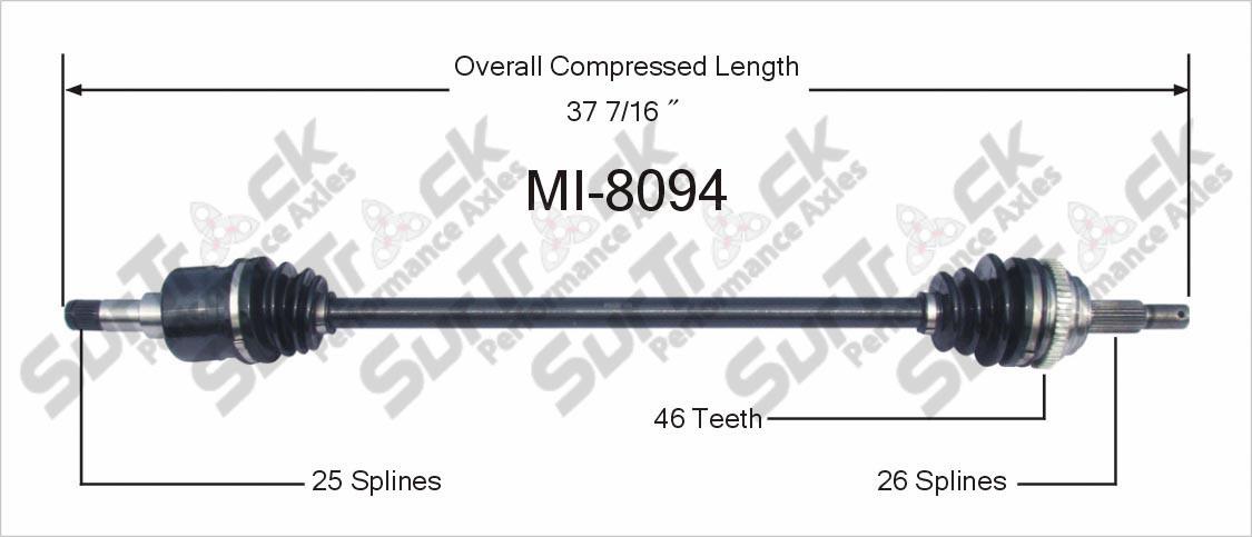 Mitsubishi CV Drive Joint Half Shaft Brand New Premium Quality