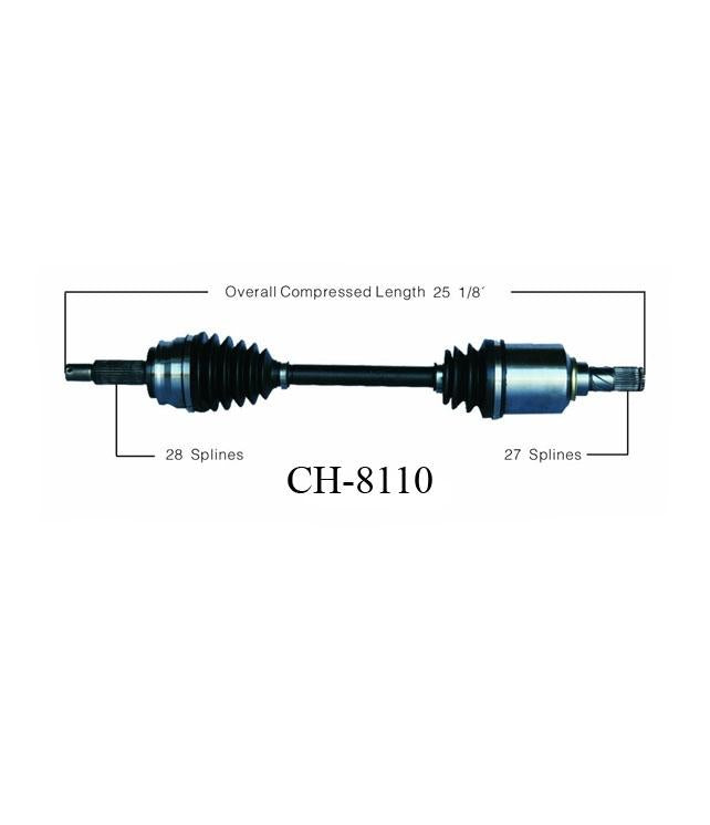 SurTrack CH-8110 CV Eje Lado del Conductor 