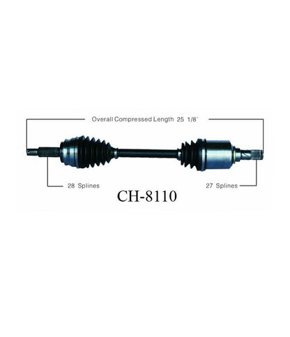 SurTrack CH-8110 CV Eje Lado del Conductor 