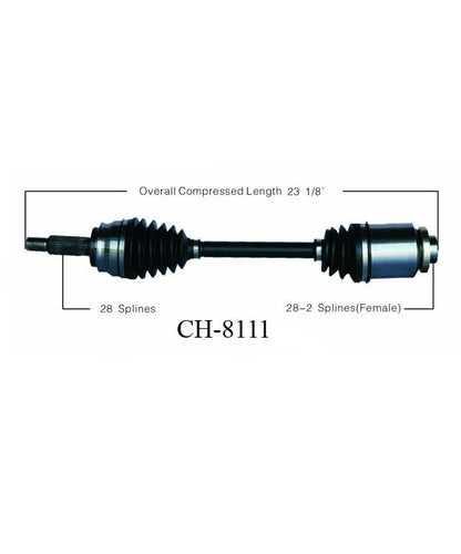 SurTrack CH-8111 Eje CV del lado del pasajero 