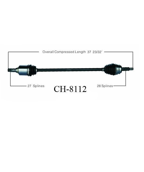 CV Axle Shaft-New Front Right SurTrack CH-8112