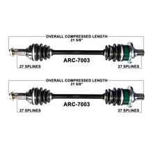 Arctic Cat 400 500 550 4X2 4X4 Rear L & R CV Axle Shaft Complete New ARC7003