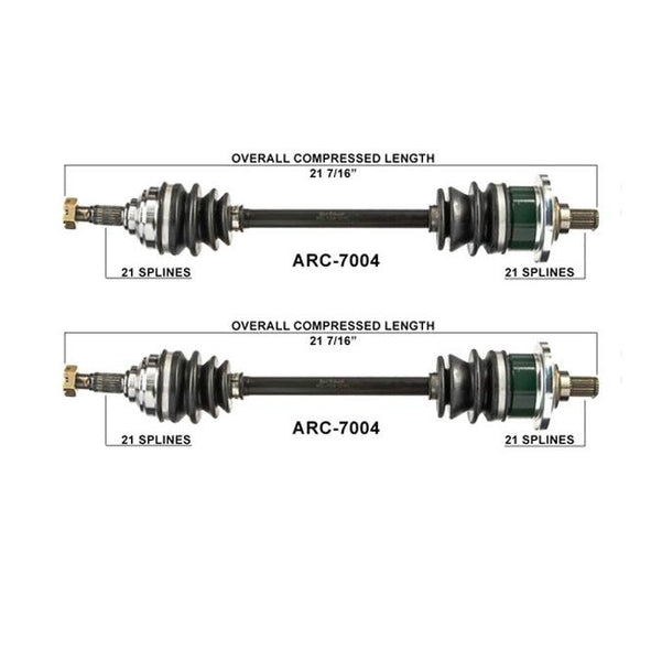 Arctic Cat 400 500 L & R CV Axle Shaft Complete New ARC7004 Ck Info Below