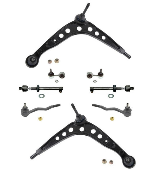 325 325e 325i Front Low L & R Control Arm W/ Ball Joint REF# K9625 K9627 8Pc KIT