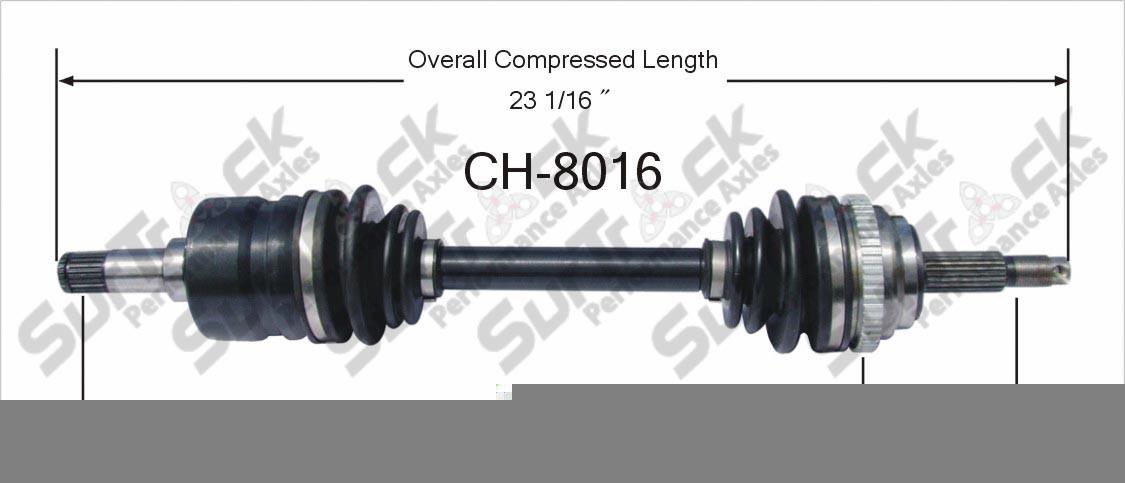 1995-97 Fits Dodge Neon Front Driver Side CV Drive Axle Shaft Constant Velocity
