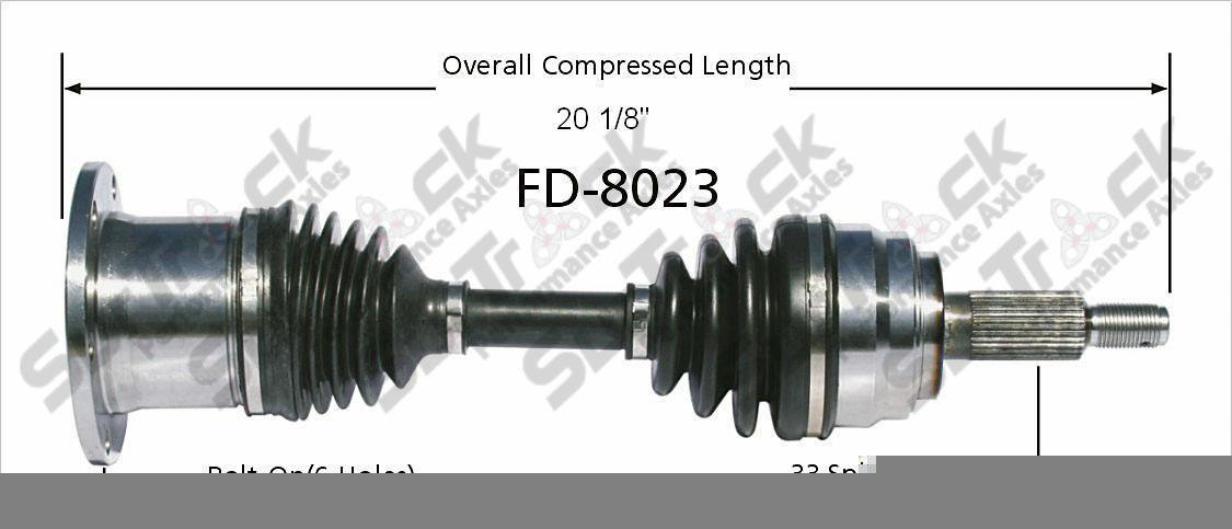 97-04 Expedition F150 F250 Navigator Front Left o Right Side CV Drive Axle Shaft