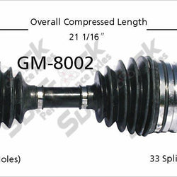 88-00 Chevrolet GMC Trucks W/O ABS Front Left or Right Side CV Drive Axle Shaft