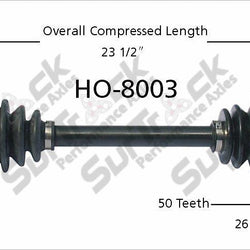 1990-93 Acura Integra Front Driver Side CV Drive Axle Shaft Constant Velocity
