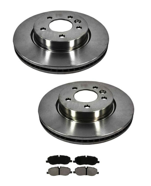Fits For 05-07 Range Rover LR3 4.0L V6 Only Front Brake Rotors & Ceramic Pads