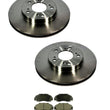 Fits 1997-2001 Integra Type R Front Brake Rotors Ceramic Pad