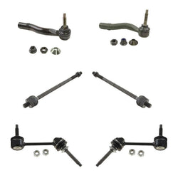 CROWN VICTORIA TOWN CAR GRAND MARQUIS 03-11 Tie Rods & Sway Bars 6pc Kit
