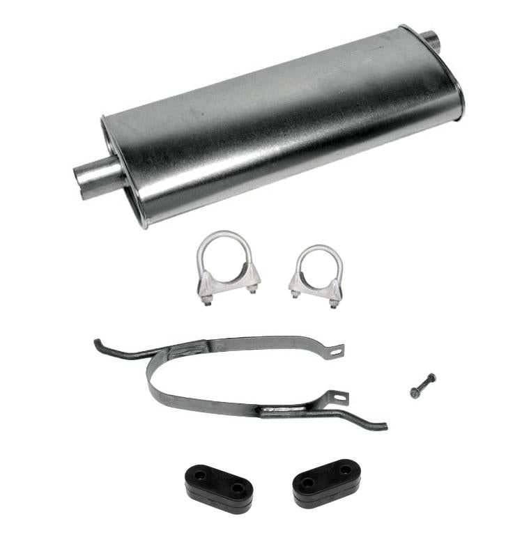 Silenciador Dodge Grand Caravan Voyager 1996-2000 con soportes de abrazaderas
