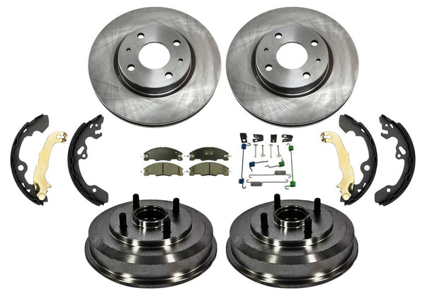 2008 2.0L Focus Front Rotors & Ceramic Pads & Rear Drums Bearings and Shoes