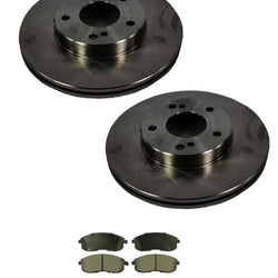 1989-1999 Maxima Front Left and Right Disc Brake Rotors & Ceramic Brake Pads