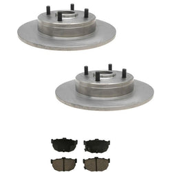 Rotores de freno de disco trasero y pastillas de freno Maxima 1985-1987