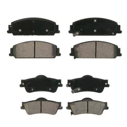 2008-2009 G8 Front & Rear Dash4 Ceramic Brake Pads CD1351 CD1352