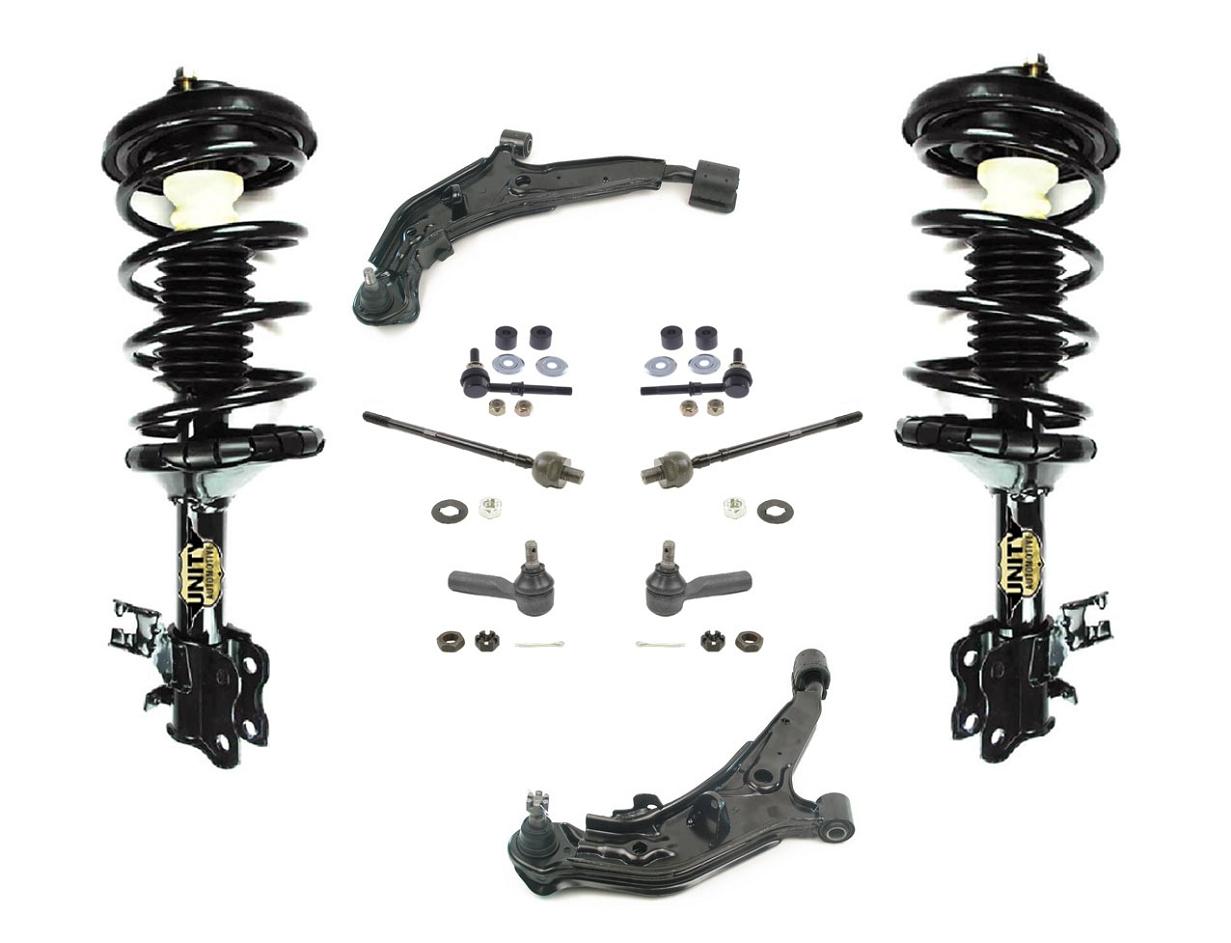 Control Arms Ball Joints Tie Rods Stabilizer Links 10P Will Fit 95-99 Maxima I30
