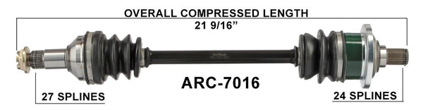 CV Axle Shaft Complete 06 07 08 09 10 Arctic Cat 400 450 500 650 700 Front Right