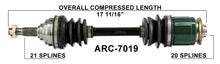 98 99 00 01 Arctic Cat 250 300 400 500 454 CV Axle Shaft Complete Front Right