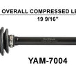 03 04 05 06 07 08 Yamaha Grizzly 660 HD CV Axle Shaft Complete Front Right