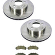 Fits For 1995-2001 4 Door 4x4 Ford Explorer Front Brake Rotors & Ceramic Pads