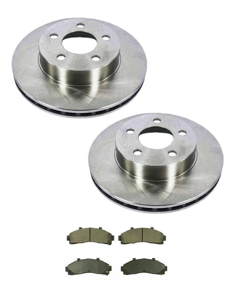 Fits For 1995-2001 4 Door 4x4 Ford Explorer Front Brake Rotors & Ceramic Pads