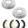 For Hyundai Elantra 2002-2006 Rear Brake Drums and Brake Shoes