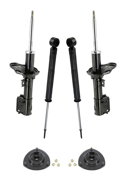 Front Struts With Mounts Plus Rear Shocks 331796L 331796R 341524 SP7719