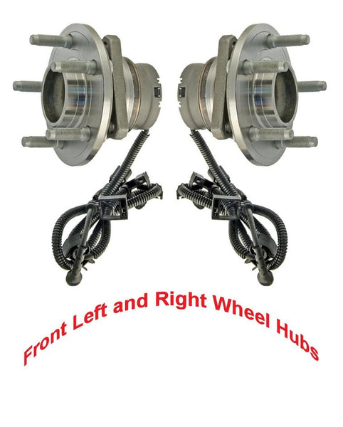 Wheel Bearing and Hub Assembly (2) Front WH513196 Fits For 03-2005 Town Car