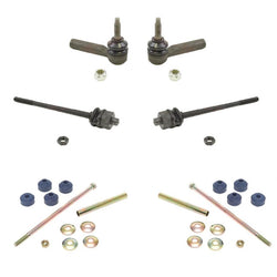 Chevrolet Gmc and Hummer Sway Bar Links Inner and Outer Tie Rods 6pc Kit