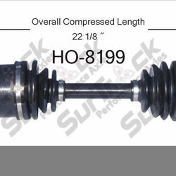 Passport Axiom 02-04 Rodeo 02-03 Sport New CV Axle Shaft, Front Left or Right