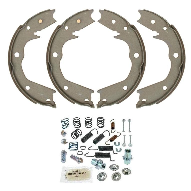 Zapatas de frenos de emergencia con juego de resortes para Honda Pilot 03-08 y Ridgeline 06-13