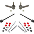 Fits For 03-14 Express Van 1500 Inner & Outer Tie Rods Frt Sway Bar Links 6Pc Kt