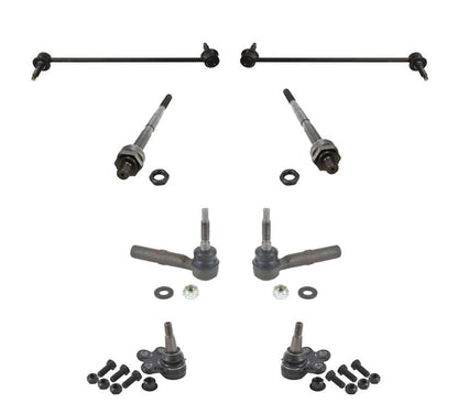 Lower Ball Joints Sway Bar Links Inn Outer Tie Rods for Chevrolet Traverse 09-15