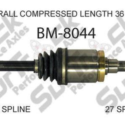 Eje de transmisión CV completo delantero derecho para BMW X3 2004-2010