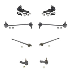 For Focus 00 to 04/04/2004 Ball joints Tie Rods Sway Bar Links 8Pc Chassis Kit