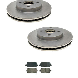 For 2005-2010 Chevrolet Cobalt 2.2L Lug Only  Front Disc Brake Rotors Brake Pads
