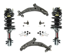 Se adapta a Ford Escort 91-96, brazos de control de puntales delanteros, eslabones de barra estabilizadora y varillas de amarre exteriores