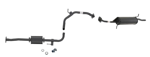 95-98 Protege 1.8L Resonator and Muffler Exhaust System