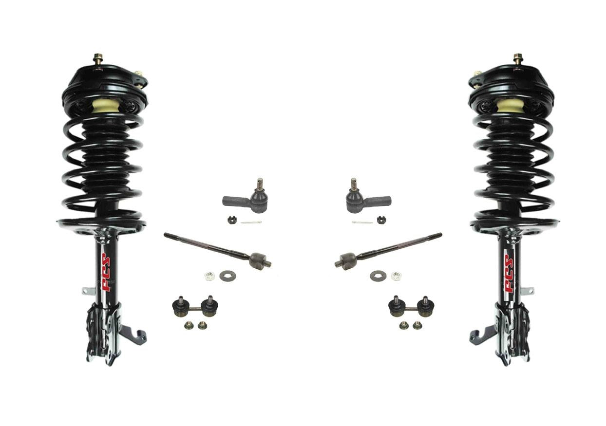 PRIZM & PRIZM LSi 93-97 Front Struts Sway Bar Links Inner and Outer Tie Rods