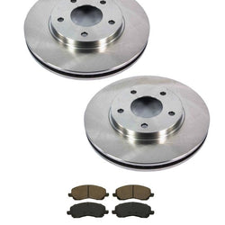 Se adapta a rotores de freno de disco delantero y pastillas de cerámica Mitsubishi Galant 2.4L 03-12.