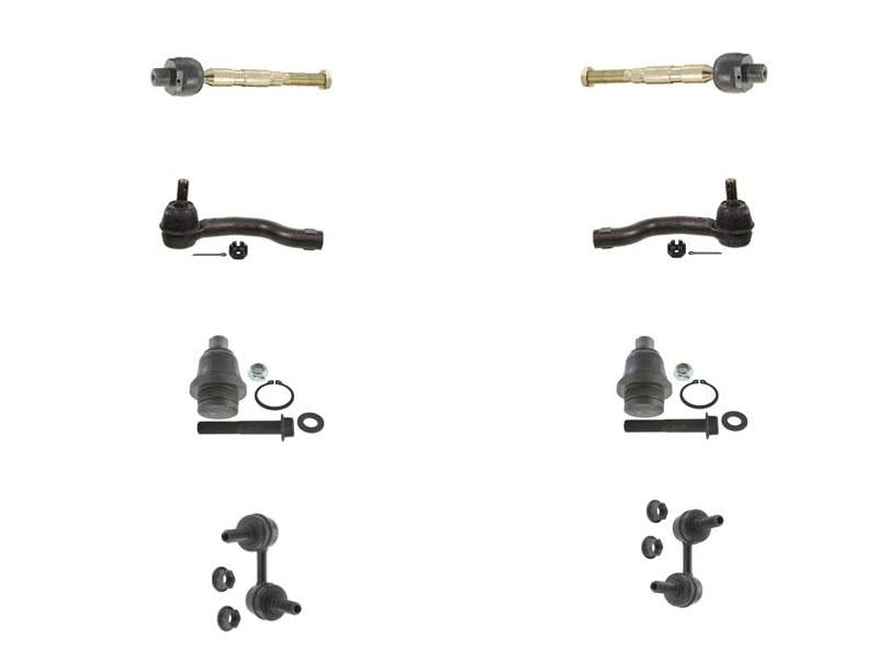 Fits05-12 Nissan Exterra Tie Rods Lower Ball Joints Sway Bar Links 10Pc Kit