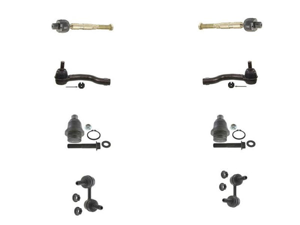 Fits For 05-12 Nissan Exterra Tie Rods Lower Ball Joints Sway Bar Links 10Pc Kit