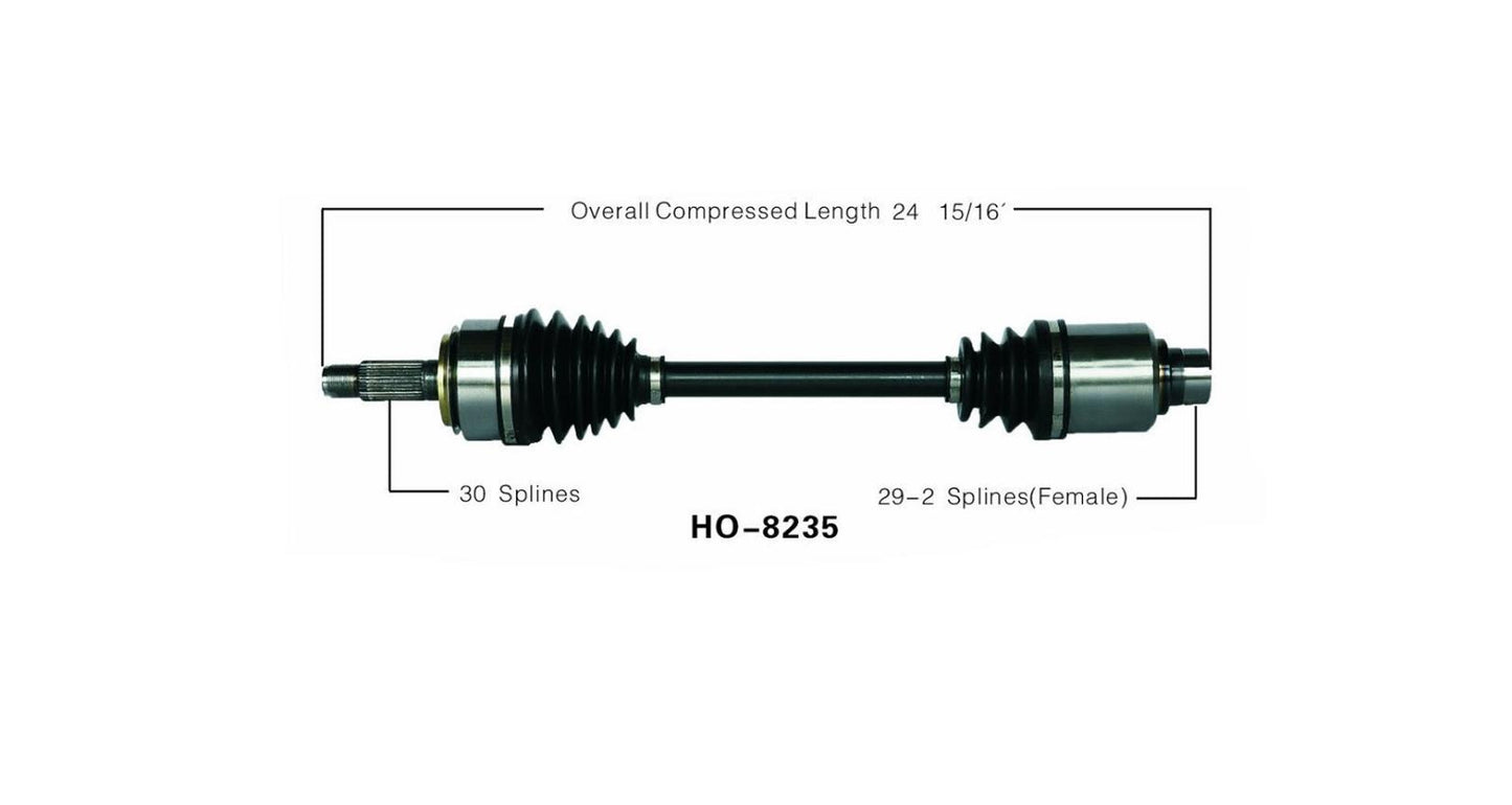 RL 05-08 TL 09-12 3.5L lado del pasajero CV eje conjunto completo nuevo