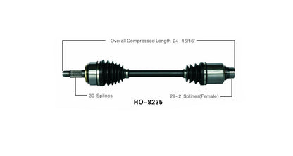 RL 05-08 TL 09-12 3.5L lado del pasajero CV eje conjunto completo nuevo