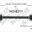 New CV Drive Axle Shaft Fits Acura MDX 2003-06 Front D