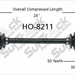 Nuevo eje de transmisión CV para Acura MDX 2003-06 delantero D