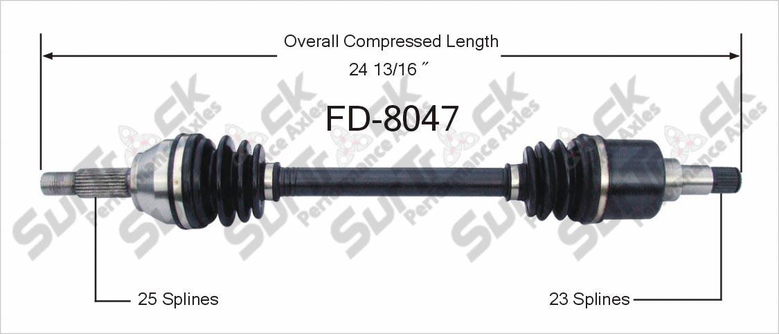 CV Drive Axle Shaft Fits Ford Focus 2000-04 Front D